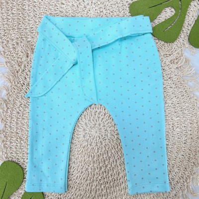 Conj. Body Manga Longa Ursinha com Coroa e Calça Poá- Verde Água